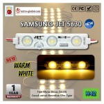 LED Module JET Samsung SMD 5630 Wide Dove | 3 Mata - Warm White